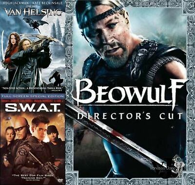 DVD Action Bundle: S.W.A.T, Beowulf and Van Helsing