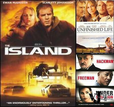 DVD Drama Bundle: The Island, Unfinished Life, Under Suspicion