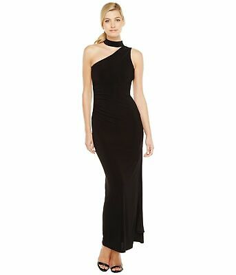 Laundry by Shelli Segal Womens Gown with Asymmetrical Neckline, Size 6