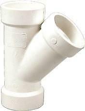 NIBCO 4 in. X 4 in. X 2 in. PVC DWV 45-Degree All Hub Wye