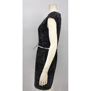 Calvin Klein Knit Cap Sleeve Plaid Dress, Size 6