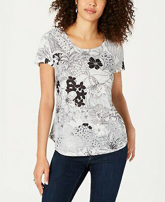 Style & Co Women's Floral-Print Top, Size Small