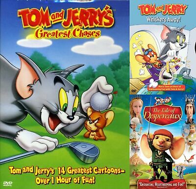 Family DVD 3 Pack, the Tale of Devereaux, Tom and Jerry: Whiskers Away!, Tom