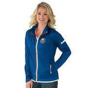 NHL New York Islander Womens Hockey Team Light Weight Full Zip Jacket