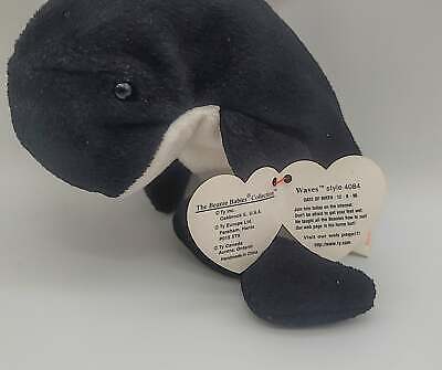 Beanie Baby Waves 4084 With Rare Errors