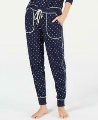 Jenni by Jennifer Moore Knit Jogger Pajama Pants, XS/Spaced Dots