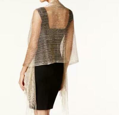 I.n.c. Lurex Metallic Net Evening Wrap