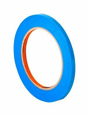 3M Masking Tape, Blue, 0.375x60 Yds. 6 Pack