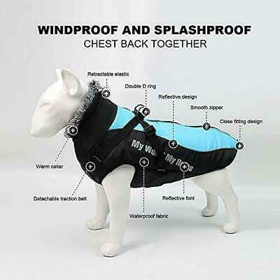 Didog Waterproof Dog Winter Jacket Coat Chest 30” Back24