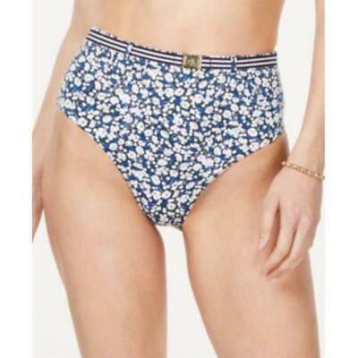 LAUREN Ralph Lauren Ditzy High-Waist Belted Bikini Bottoms, Size 12