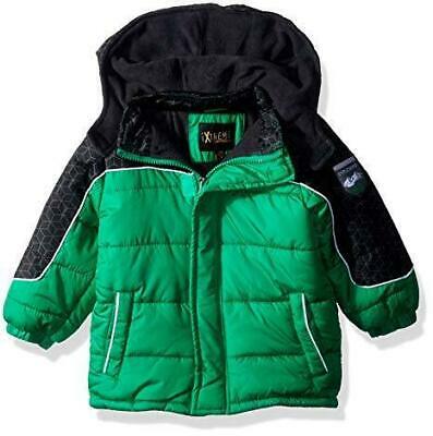 iXtreme Baby Boys Inf Tonal Geo Print Colorblock Puffer, Size 24 Months