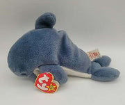 Ty Beanie Baby – Echo the Dolphin, Very Rare With Errors