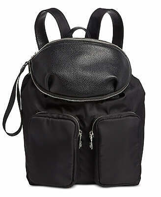 Steve Madden Boomer Backpack W/ Removable Belt Bag-Black