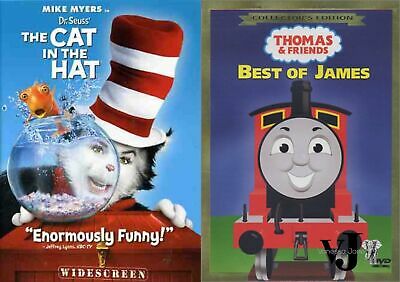 Family DVD Bundle:Thomas the Tank Engine,Dr. Seuss' the Cat in the Hat