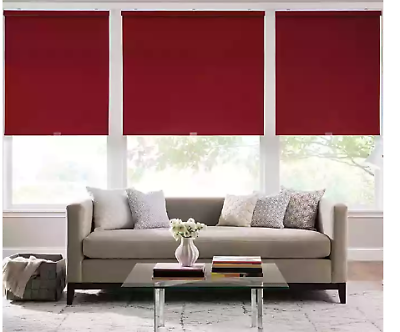 Real Simple(R) Cordless Cotton Twill Roller Shade