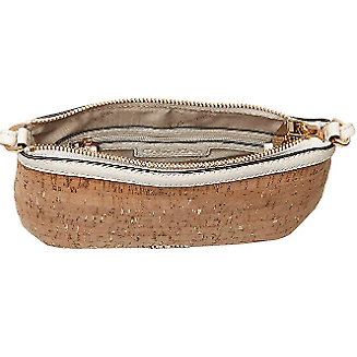 Calvin Klein Women's Calvin Klein Lily Novelty Cork Crossbody, natural, One Size