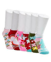 DISNEY Mickey Socks Woman's Shoe Size 4-10 Aqua 6 Pair Pack