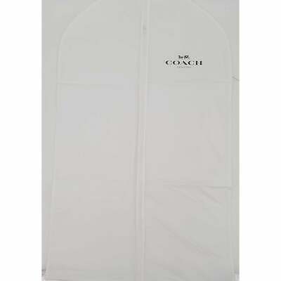 Coach Garment Bag white 39x24 Long Suit Dust Moth Proof Bags - White