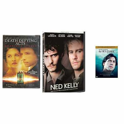 DVD Drama Bundle:Death Defying Acts, Ned Kelly, the Sea Inside