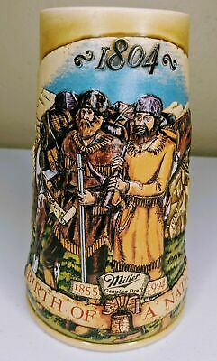 Miller Birth Of A Nation Lewis And Clark Expedition 1804 Beer Stein Mug