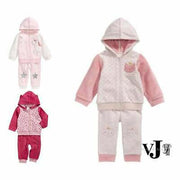 First Impressions Baby Girls 2-Pc. Minky Hoodie and Pants Set