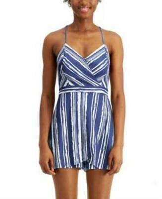 Bcx Juniors Striped Faux Romper, Size XS