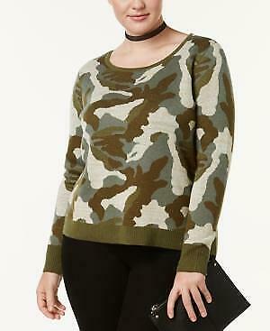 INC Womens Plus Knit Metallic Pullover Sweater, Size XL