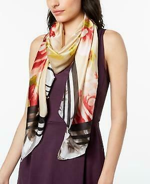 Vince Camuto English Rose Scarf (Red)18 X 72