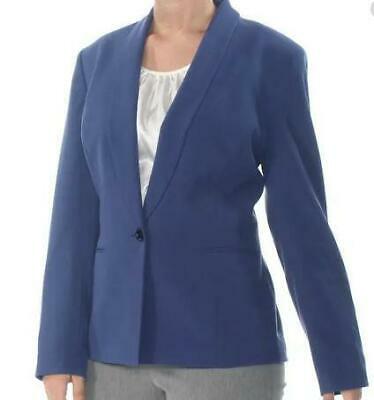 Nine West Women's One-Button Shawl-Collar Stretch Jacket, 24W