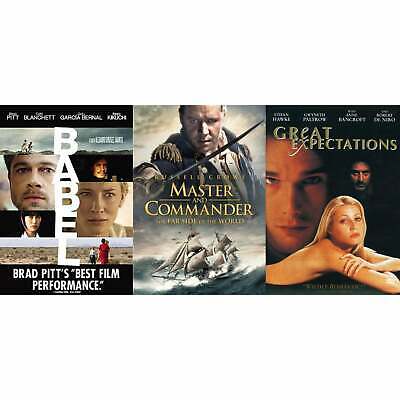 DVD Drama Bundle: Master and Commander, Great Expectations, Babel