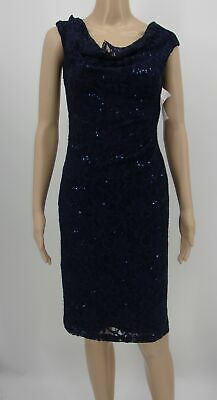 Lauren Ralph Lauren Womens Floral-Lace Dress, Size 0