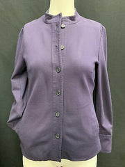 Coldwater Creek Dark Purple Jacket, 4-6/Purple