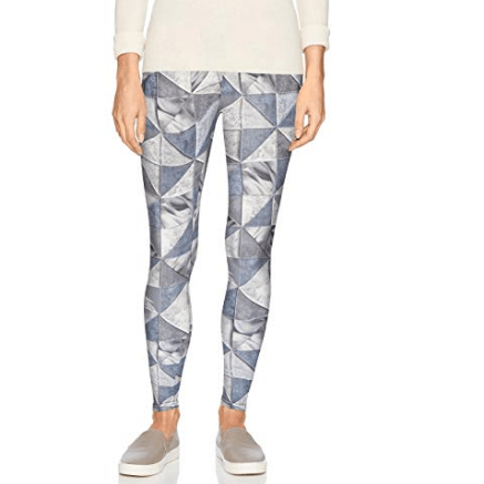 Carnival Womens Full-Length Printed Soft Microfiber Legging, Size XL