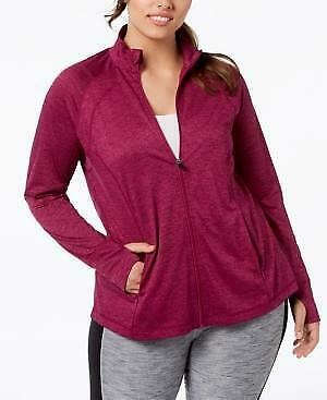 Ideology Womens Fitness Running Athletic Jacket