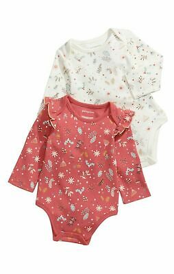 First Impressions Baby Girls 2-Pc. Cotton Holiday Bodysuit Set, Size 0-3 Months