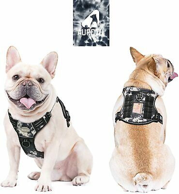 Auroth Dog Harness – Tactical and Training Reflect Harness – Black, Small