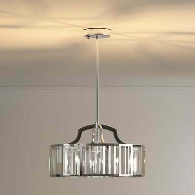 Eurofase 4-Light Satin Nickel Convertible Semi Flush Mount Pendant 29345-HB