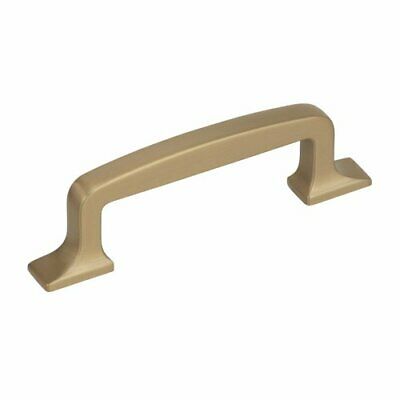 Amerock Westerly 3 in (76 mm) Golden Champagne Cabinet Pull, 10 Pack