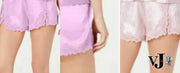 I.n.c. Satin Lace-Trimmed  Shorts
