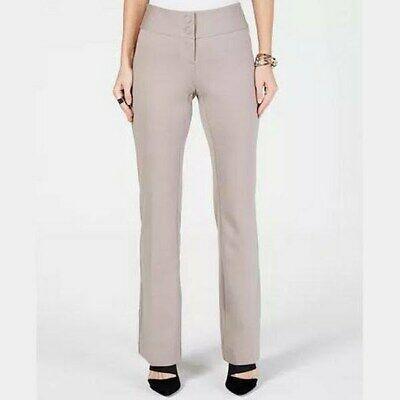 Alfani Snap-Waist Bootcut Trousers, Washed Teak, Size 14 – Vanessa Jane