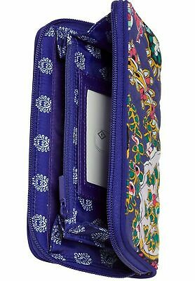 Vera Bradley RFID Georgia Wallet, Signature Cotton - Romantic Paisley