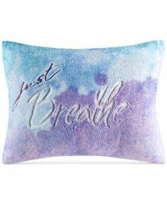 Martha Stewart Collection Just Breathe Embroidered 12 x 16 Decorative Pillow