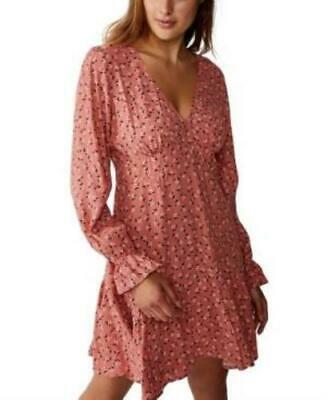 Cotton on Woven Pepa Long Sleeve Sexy Mini Dress