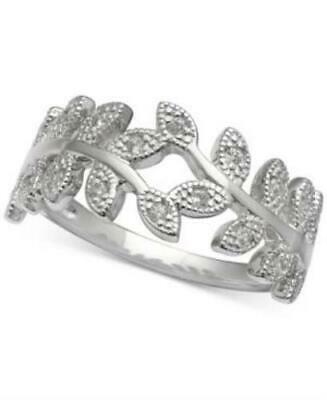 Giani Bernini Cubic Zirconia Vine Ring in Sterling Silver,Size 9