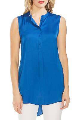 Vince Camuto Sleeveless Rumple Henley Tunic, Size Small