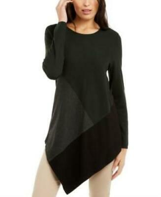 Alfani Asymmetrical Colorblocked Sweater, Size M
