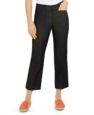 Charter Club Cropped Straight-Leg Jeans, Size 14
