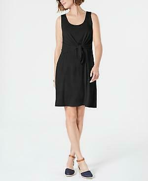 Style & Co Petite Sleeveless Tie-Front Dress