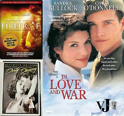 Romantic DVD Bundle:Dirty Dancing, Fireproof, in Love and War