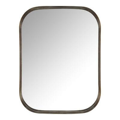 Home Decorators Collection Medium Rectangle Dark Bronze Modern Mirror With Deep-